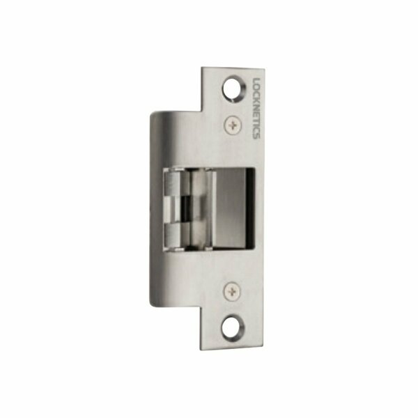 Locknetics E-Strike No Cut 9/16in Deep with Latch Bolt Monitor Satin Stainless Steel Finish NC450LBM32D
